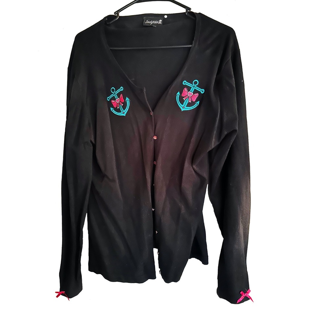 Sourpuss Anchor Pinup Cardigan